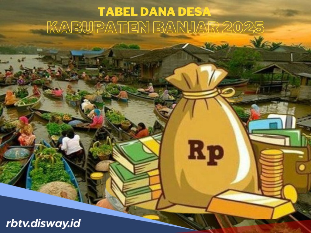 Tabel DANA Desa Kabupaten Banjar 2025, Total Dana Rp 222 Miliar untuk 277 Desa