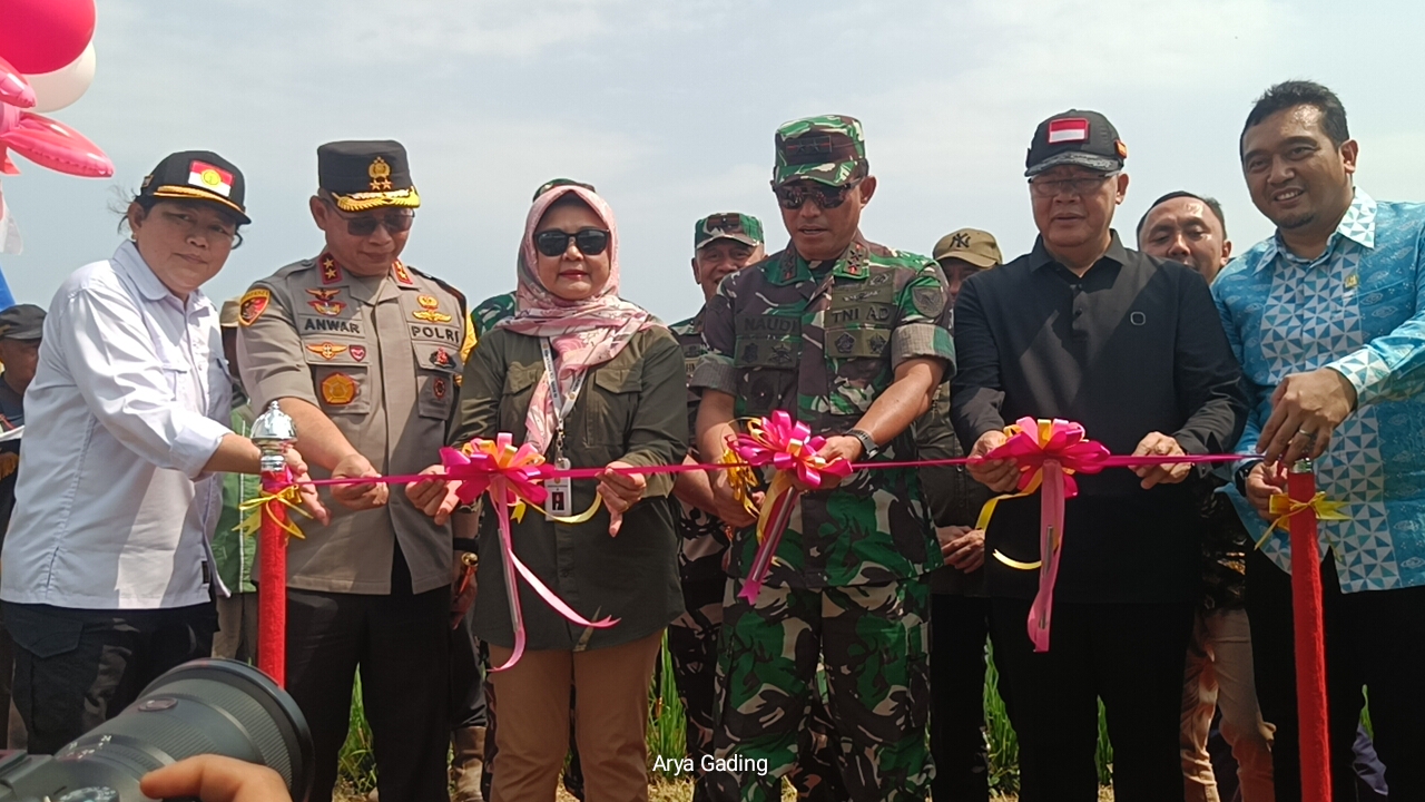 Pangdam II/Sriwijaya Bersama Gubernur Rohidin Resmikan Irpom di Seluma untuk Atasi Krisis Air Persawahan