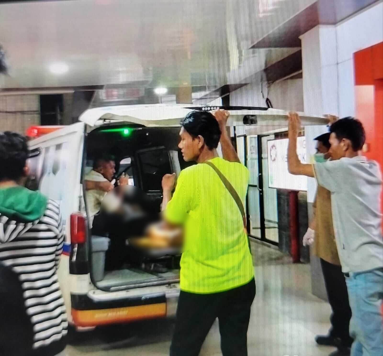Diduga Terserempet Truk Hino Lohan di Simpang Empat Nakau, Pengendara Sepeda Motor Tewas