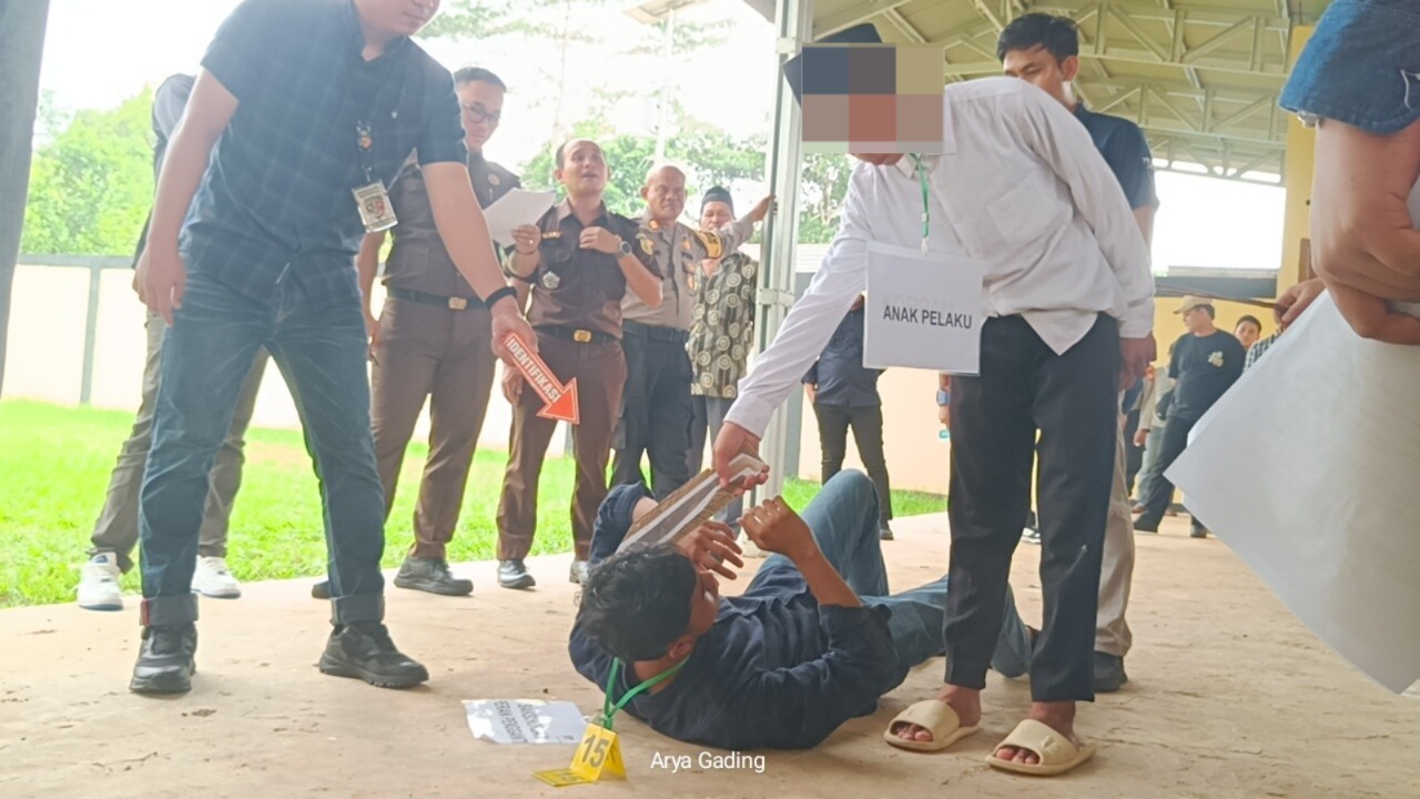 25 Adegan Rekonstruksi Kasus Penganiayaan Berat Terhadap Anggota Polres Seluma