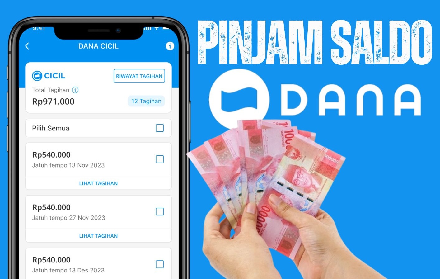 Pinjam Saldo DANA Rp 2,5 Juta Cair Dalam Hitungan Menit, Begini Caranya