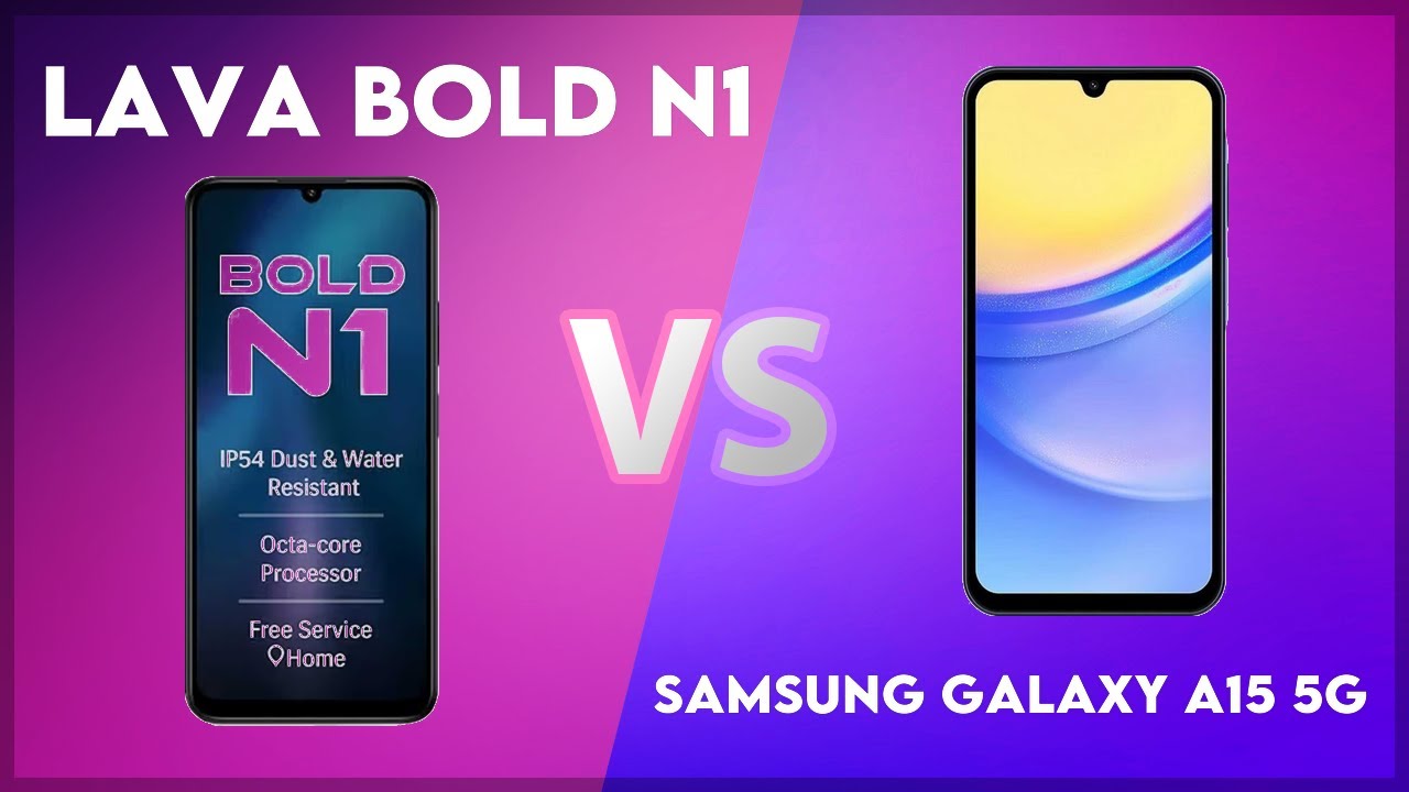 Lava Bold N1 5G Vs Samsung Galaxy A15, Perbandingan 2 HP yang Sama Menarik
