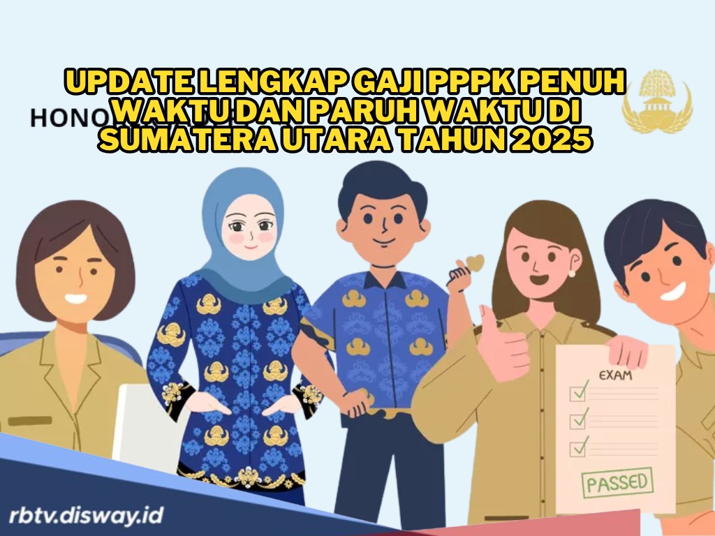 Lumayan Besar, Segini Gaji Bulanan yang Diterima PPPK Paruh Waktu di Sumatera Utara
