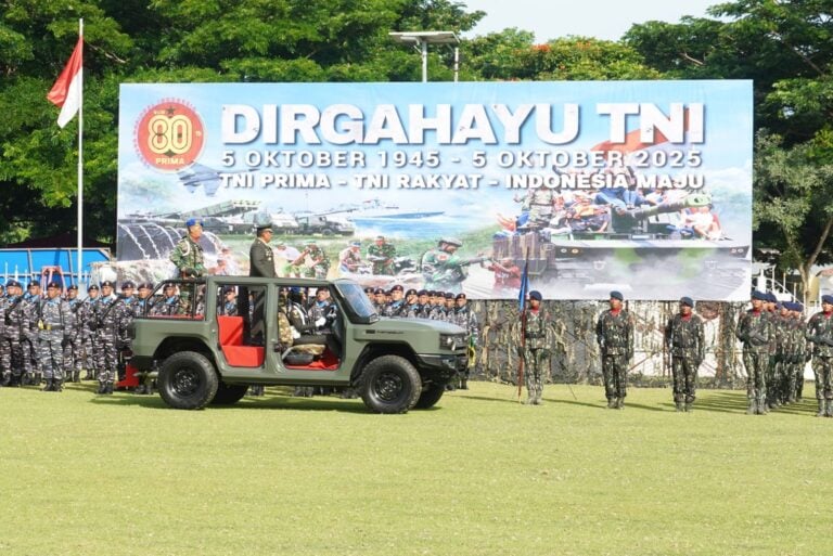 Hadiri Upacara HUT TNI ke-80, Walikota Dedy Wahyudi: TNI Prima, TNI Rakyat, Indonesia Maju