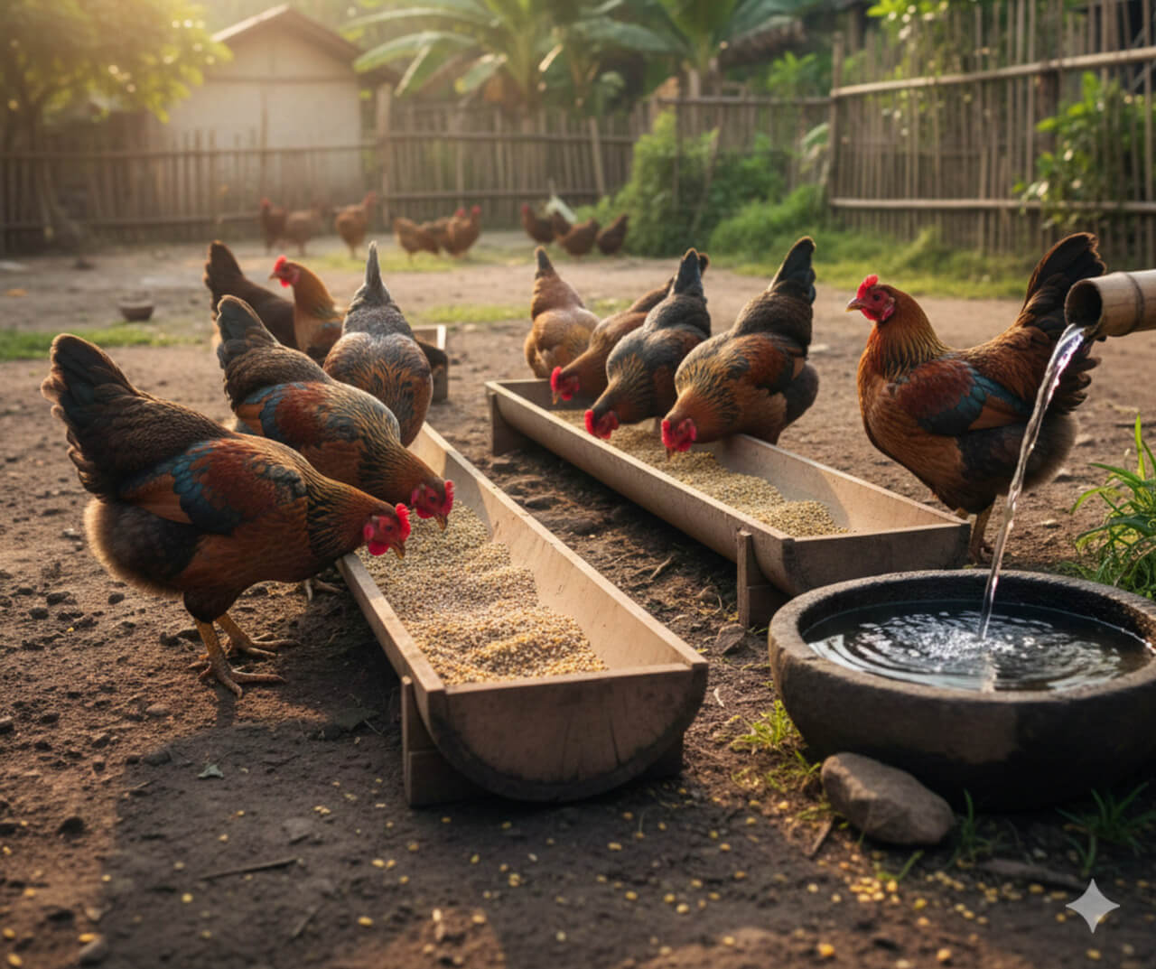 Pemberian Pakan Ayam Kampung Jangan Asal-asalan, Ini Aturannya