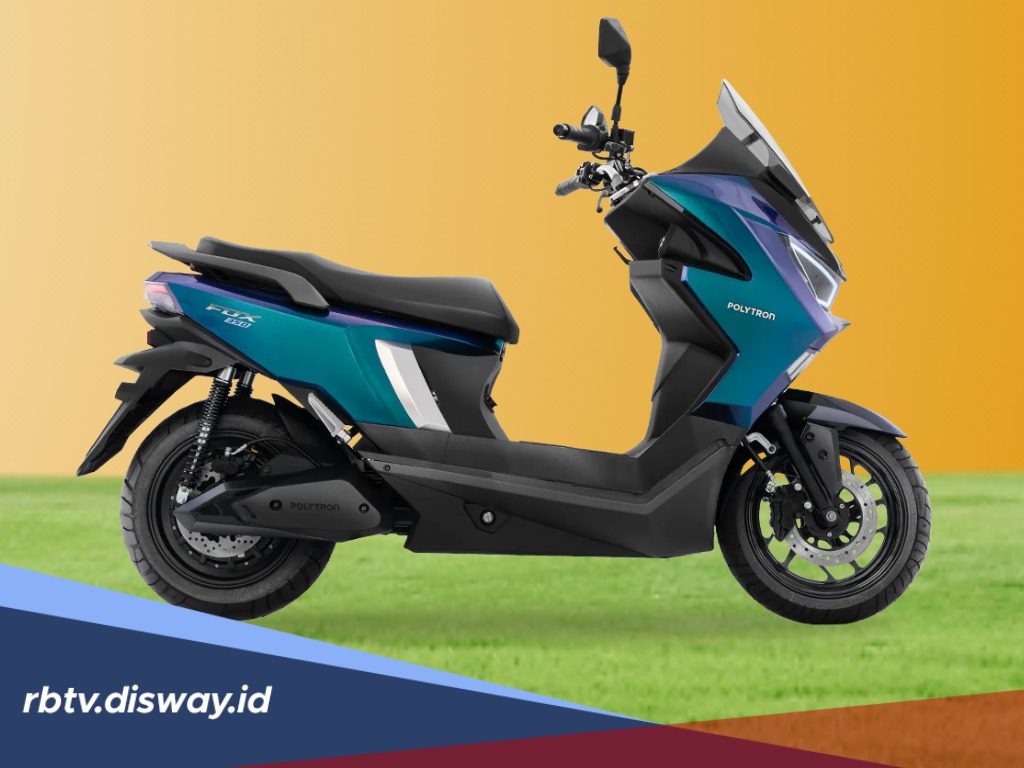 Lebih Gagah dari NMAX? Polytron Fox 350, Skutik Listrik Maxi Terbaru Harga Murah