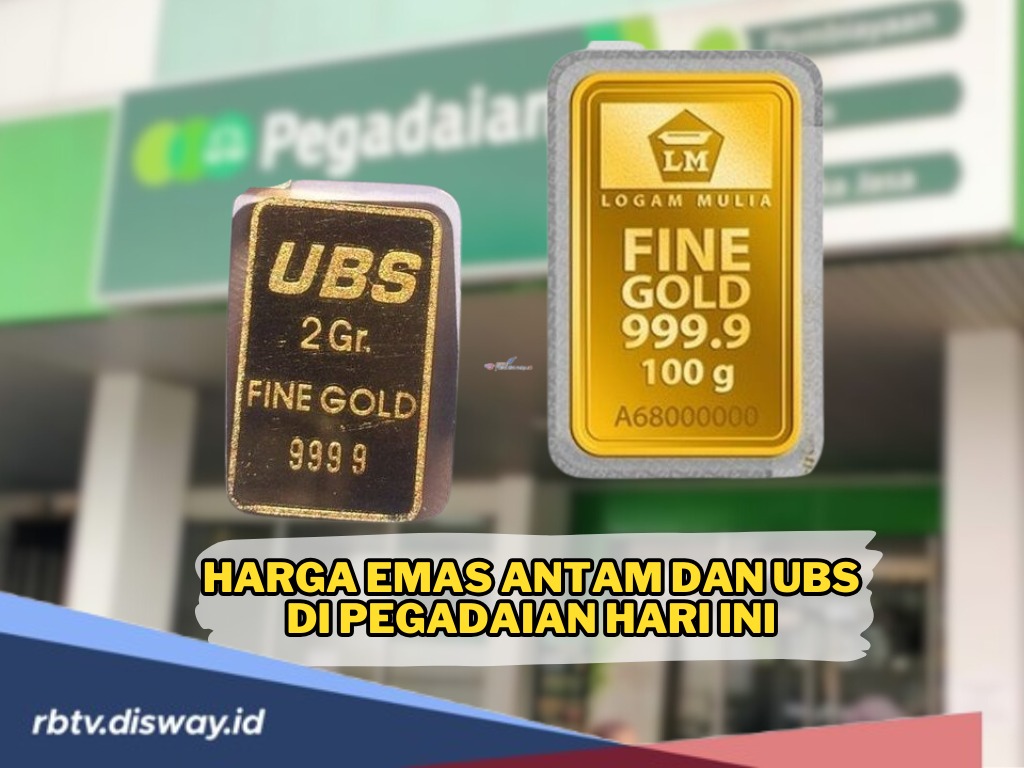 Harga Emas Antam dan UBS di Pegadaian Hari Ini 15 Januari 2025 Merosot, Ini Daftar Lengkapnya