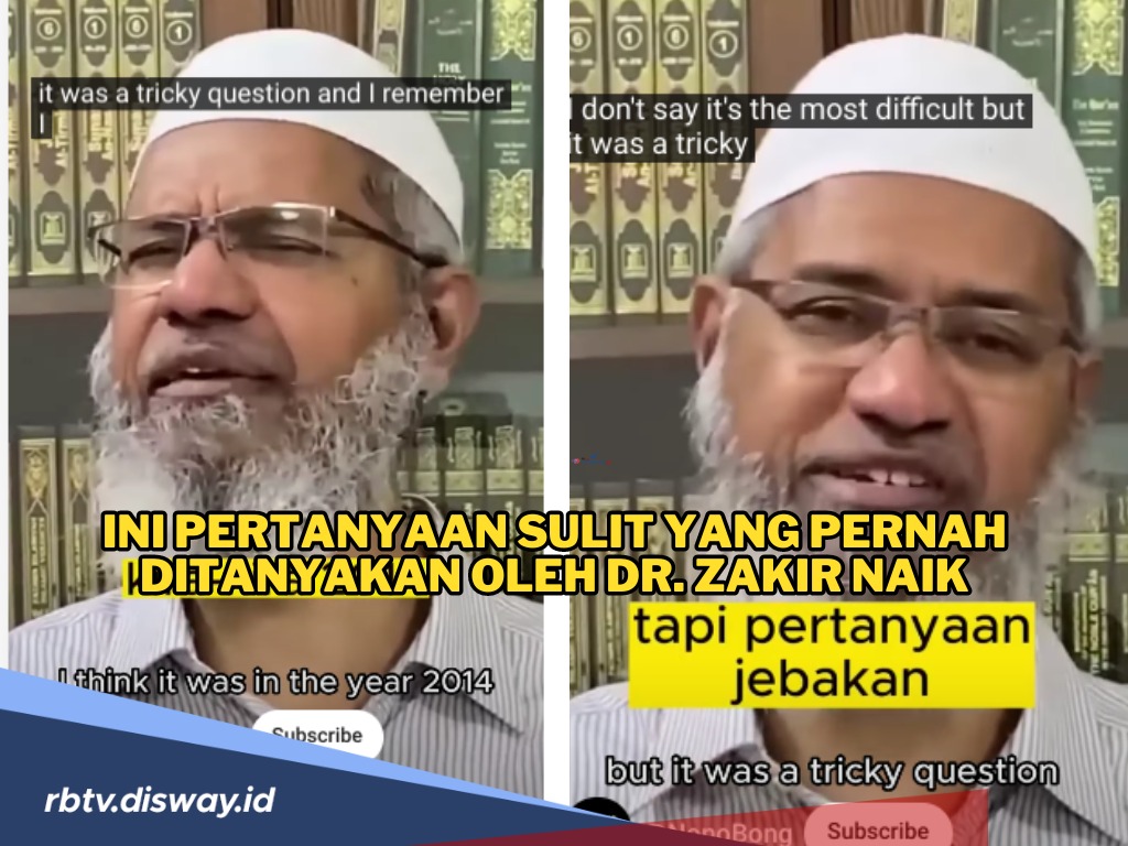 Ini Pertanyaan Sulit yang Pernah Didapatkan oleh Ulama Internasional Dr. Zakir Naik, Apa Pertanyaannya?