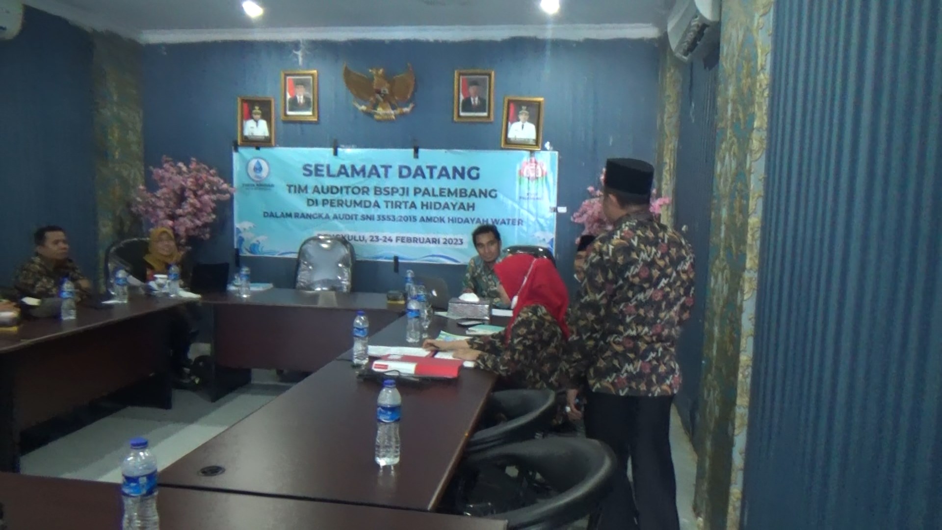 Tim Audit dari Palembang Cek Kelayakan AMDK Hidayah Water