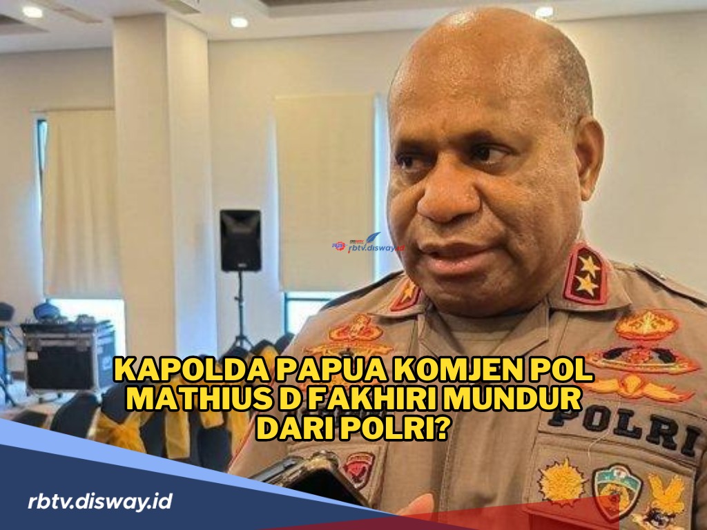 Kapolda Papua Komjen Pol Mathius D Fakhiri Mundur dari Polri, Ini Sosoknya