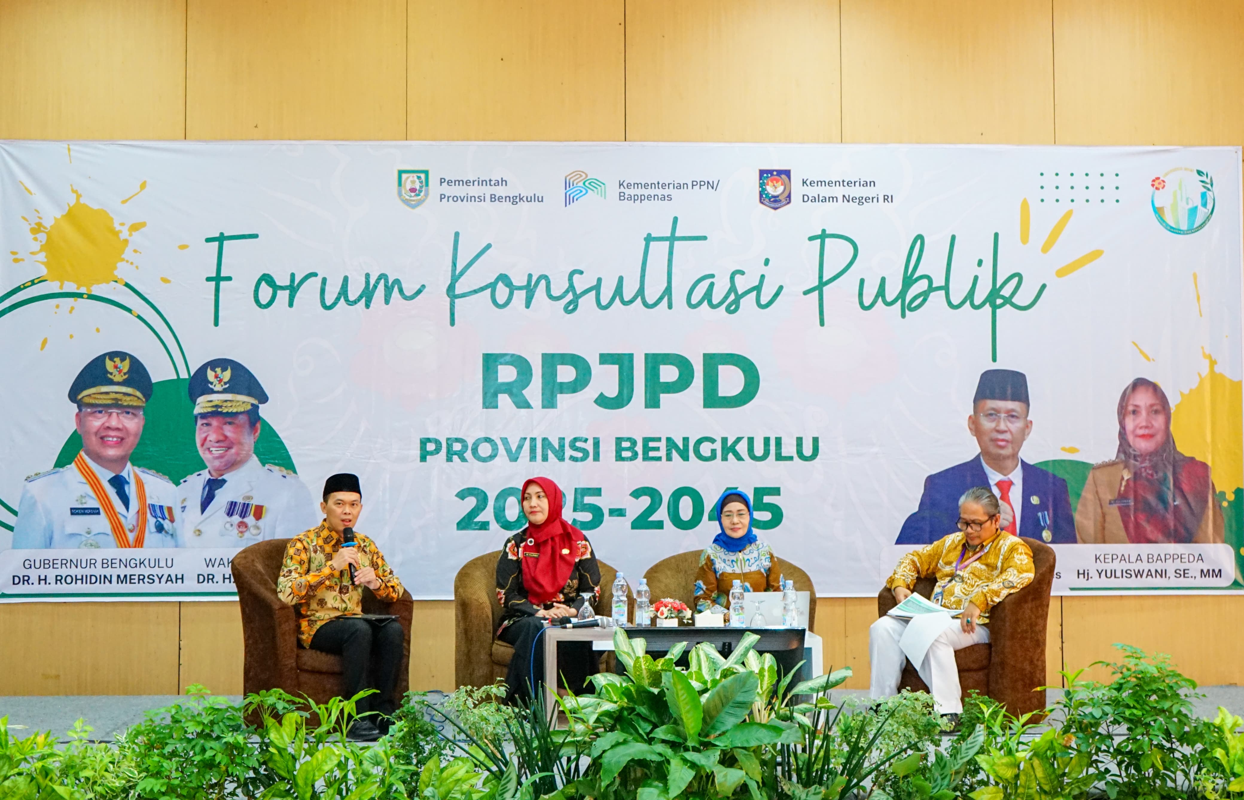 5 Poin Penting yang Disampaikan Gubernur Bengkulu Rohidin pada Forum Konsultasi Publik RPJPD Bengkulu