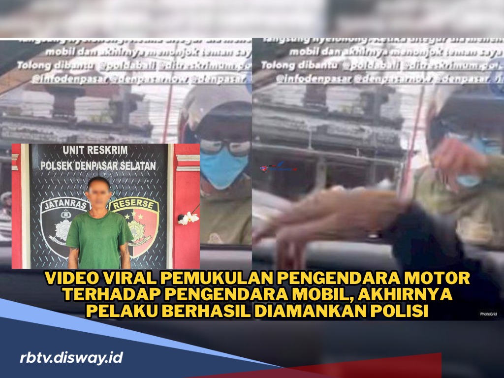 Bang Jago Viral Pukul Pengemudi Mobil Wanita Akhirnya Diciduk, Begini Kronologinya