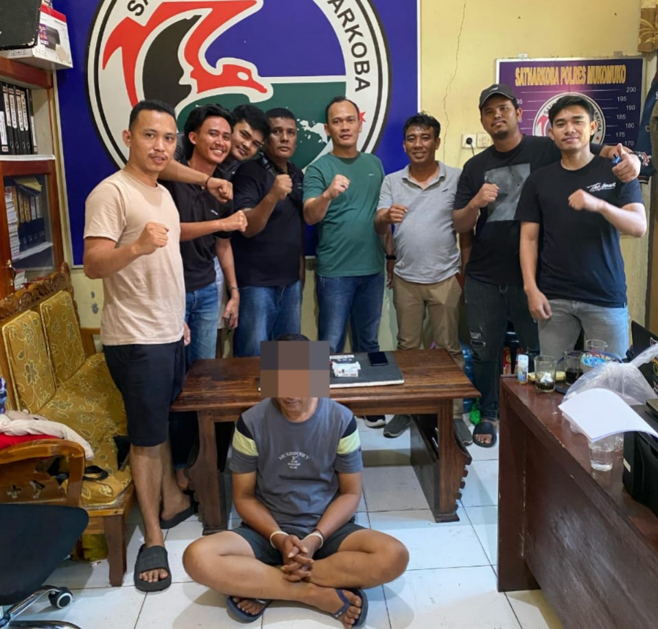 Satresnarkoba Polres Mukomuko Tangkap Pria Paruh Baya, 7 Paket Narkotika Jenis Sabu Diamankan 
