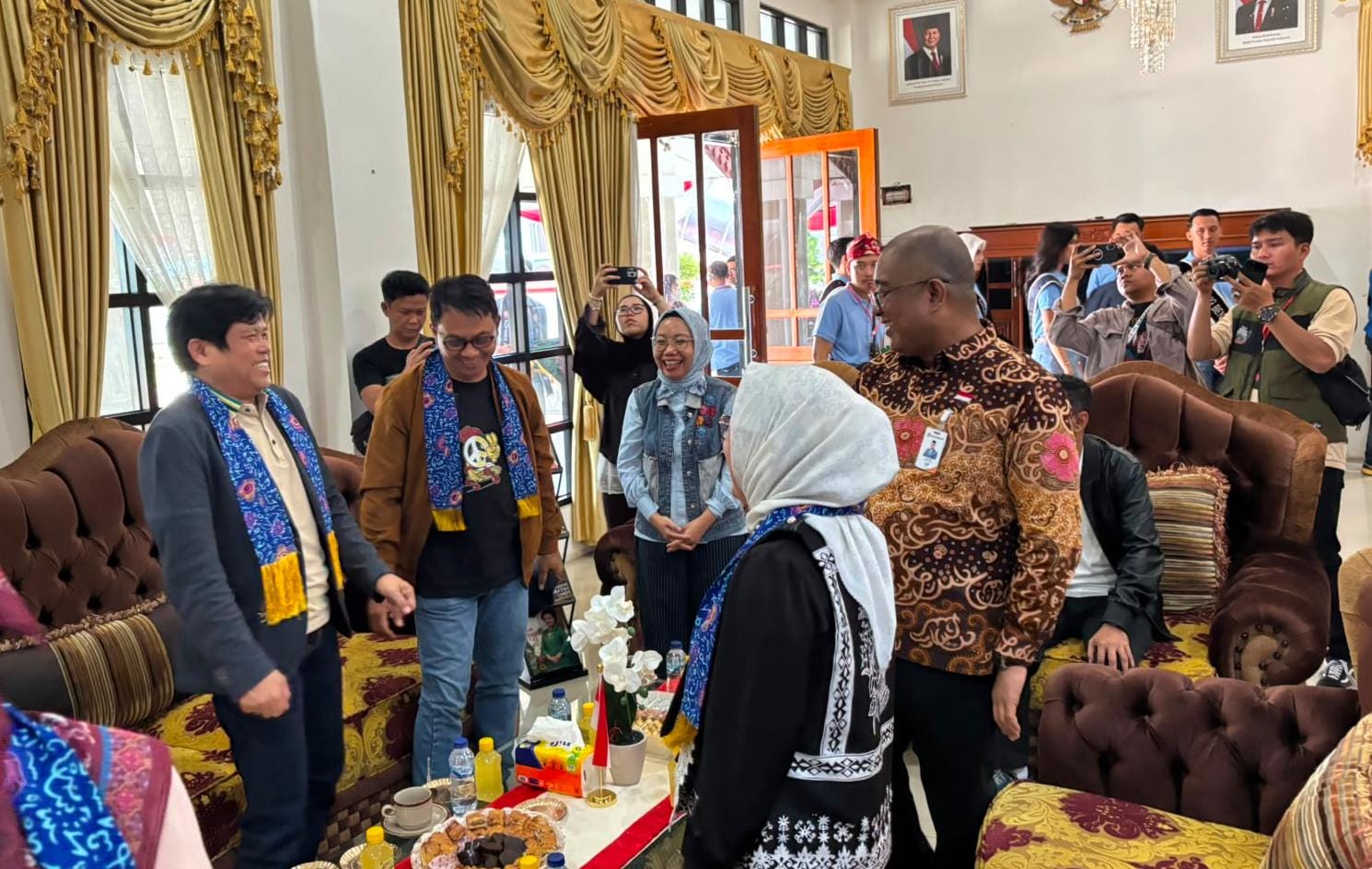 Undian Simpeda, Dirut Bank Bengkulu Sambut Kedatangan Dirut BPD se-Indonesia