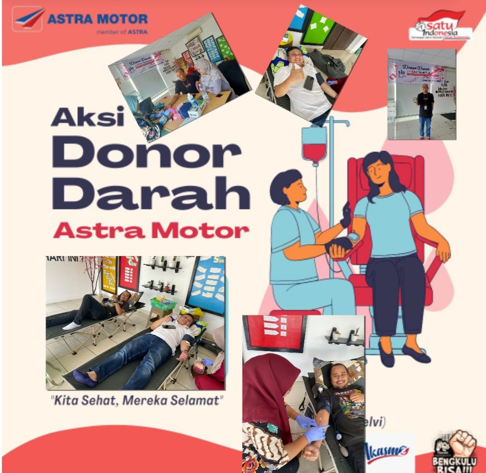 Bukti Kontribusi untuk Negara, Astra Motor Gelar Donor Darah