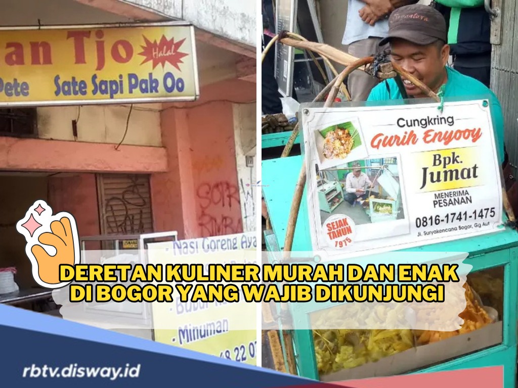 15 Wisata Kuliner Murah dan Enak di Bogor, Wajib Dicoba dan Bawa Pulang