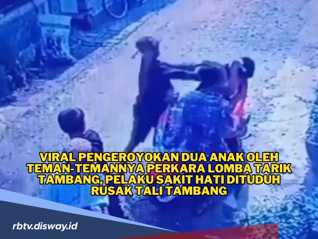 Viral Pengeroyokan Dua Anak oleh Teman-temannya Perkara Lomba Tarik Tambang, Pelaku Sakit Hati Dituduh Begini