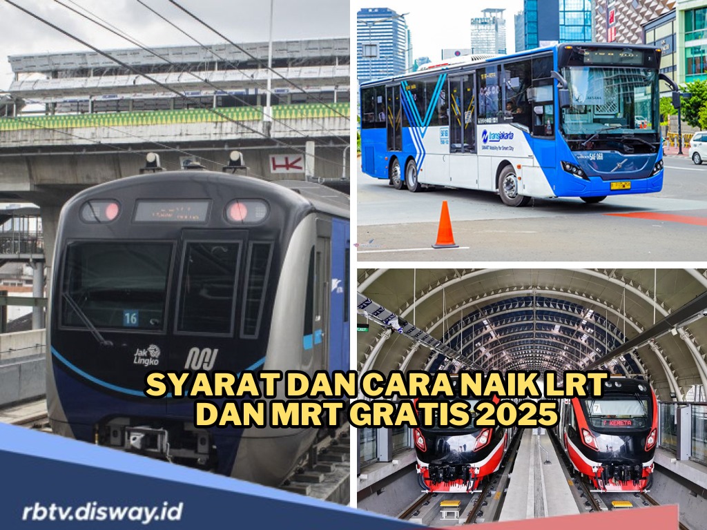 Catat! Cara dan Syarat Naik MRT dan LRT Gratis, Berlaku Kapan?