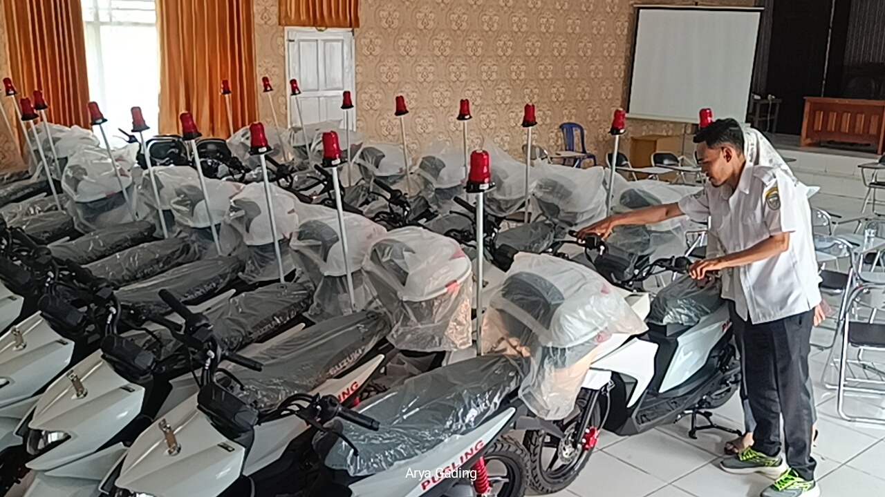 19 Unit Motor Seharga Rp45 Juta Siap Dibagikan untuk 19 Puskesmas di Kabupaten Seluma