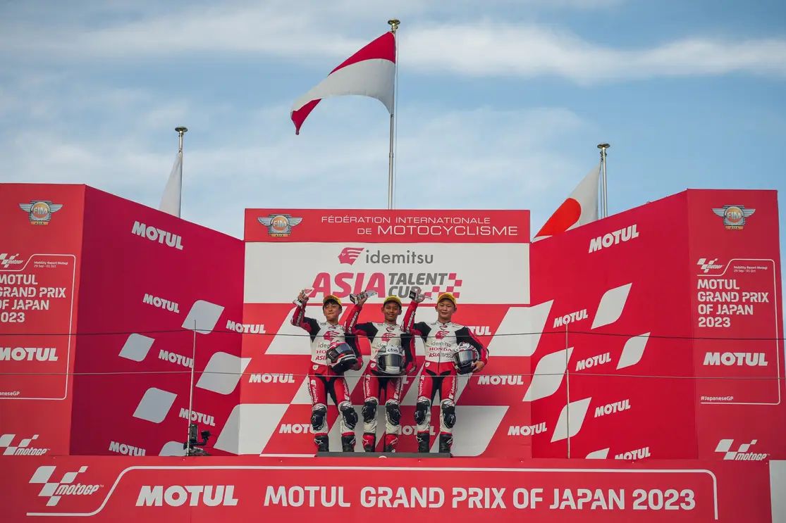 Kembali Toreh Prestasi, Kini Giliran Pembalap Muda Astra Honda Sukes Raih 2 Podium di IATC Motegi 