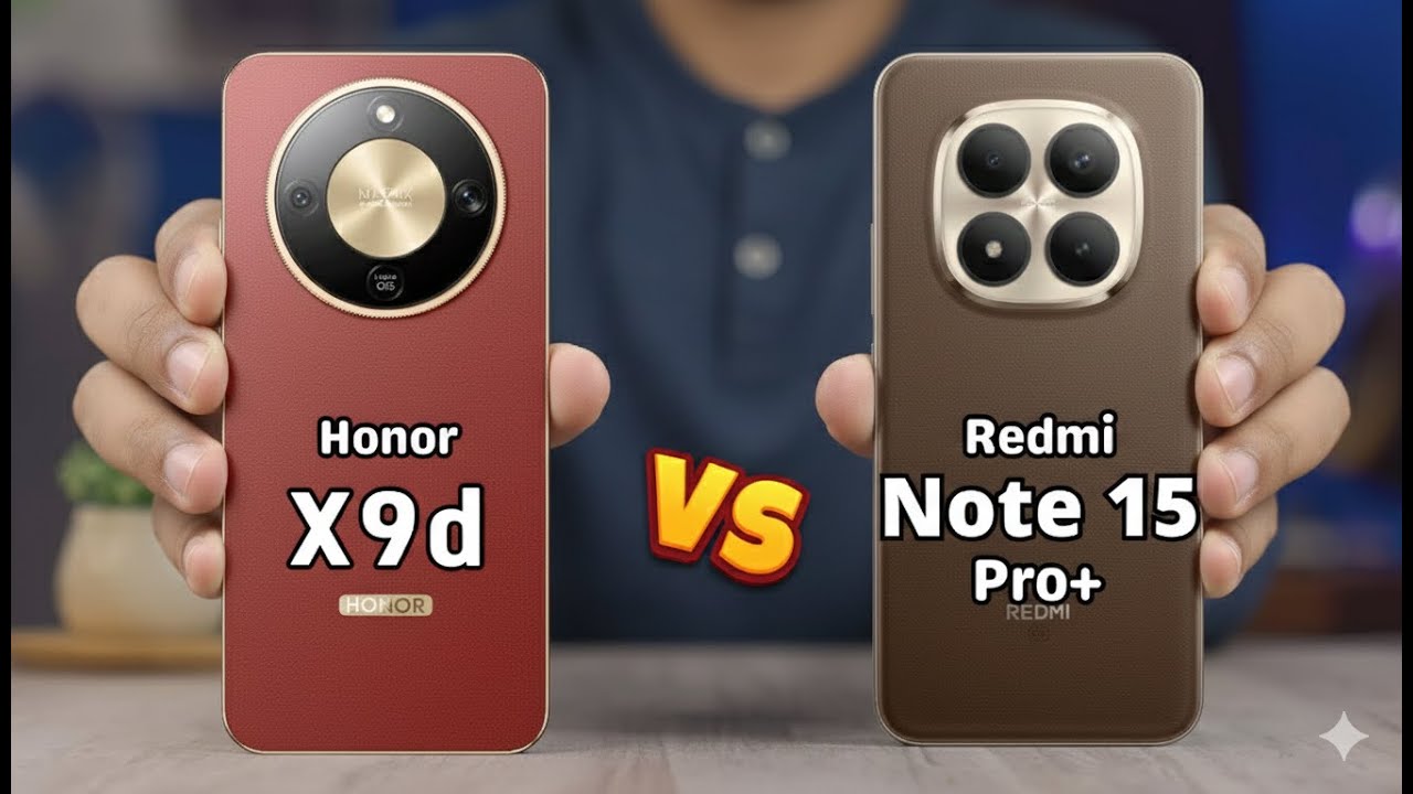 Honor X9d vs Redmi Note 15 Pro+ 5G, Mana yang Lebih Unggul?