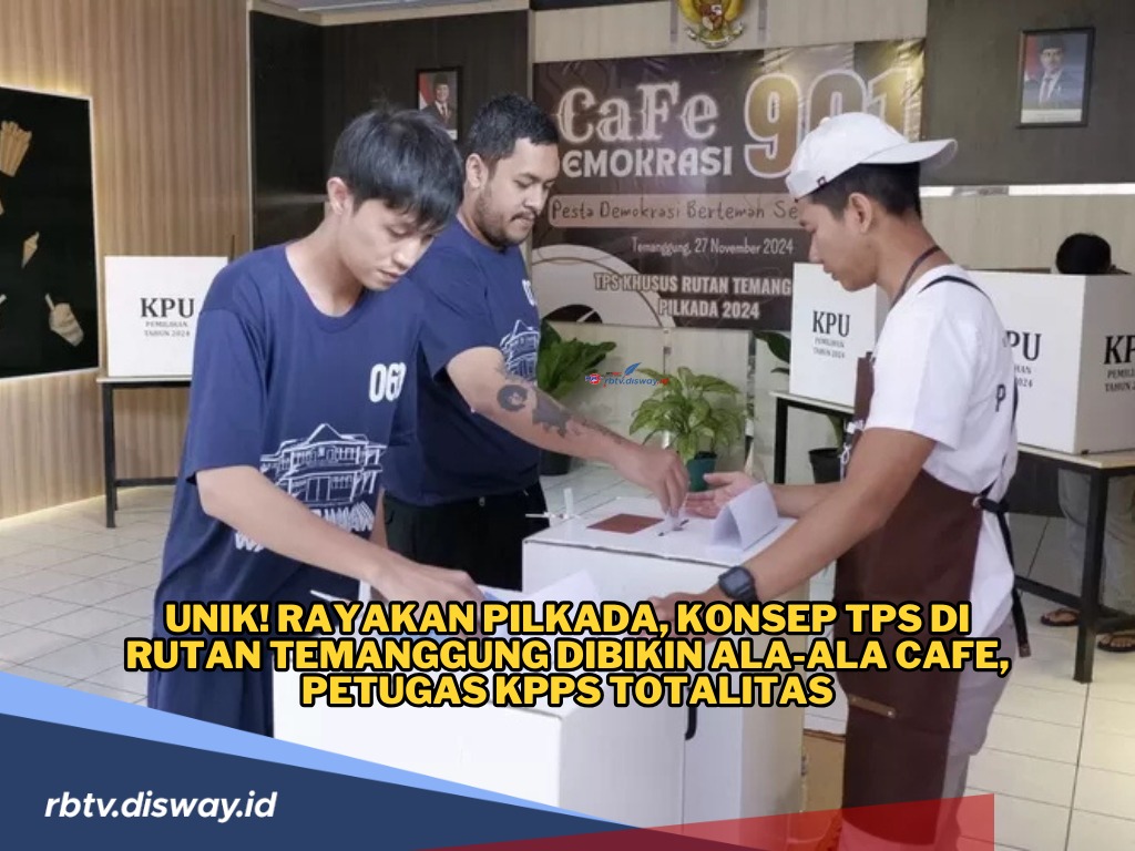 Semarak Pilkada 2024, Petugas KPPS di Rutan Temanggung Pakai Kostum Bartender 