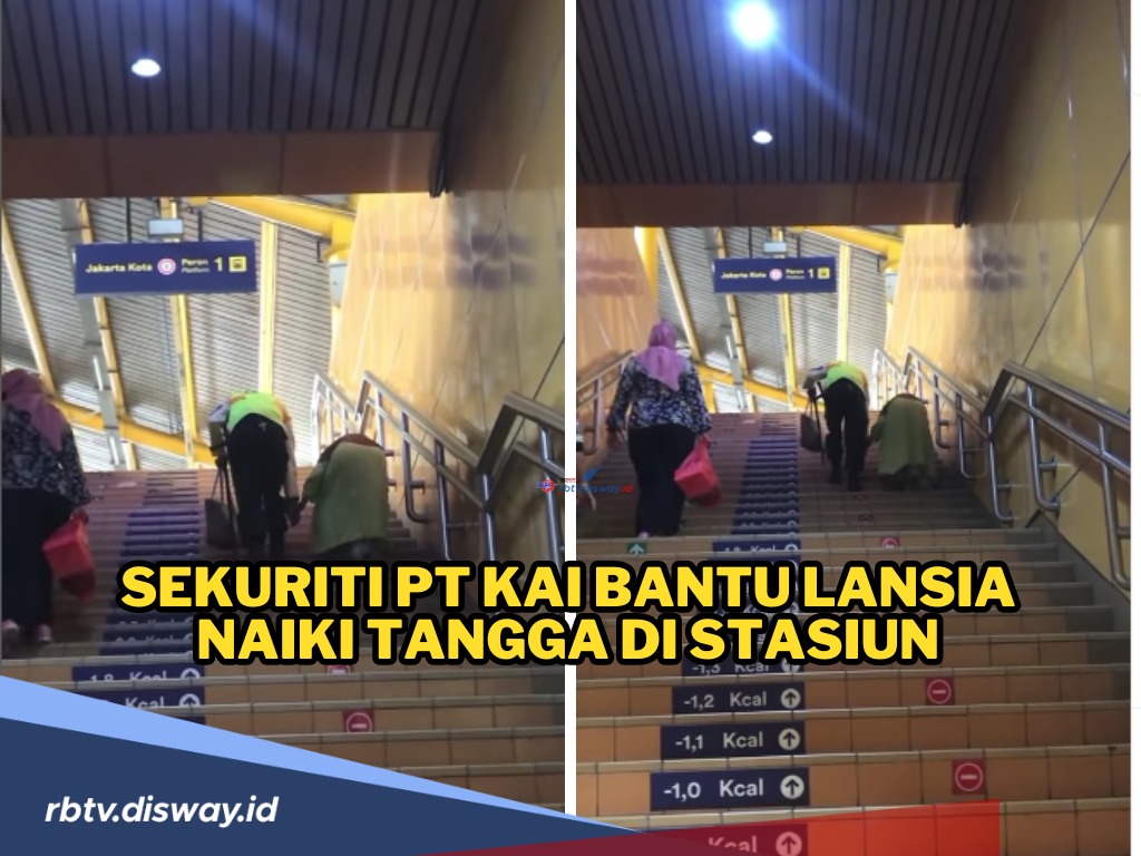 Aksinya Viral, Sekuriti PT KAI Banjir Pujian, Fasilitas Statiun Malah Jadi Sorotan 