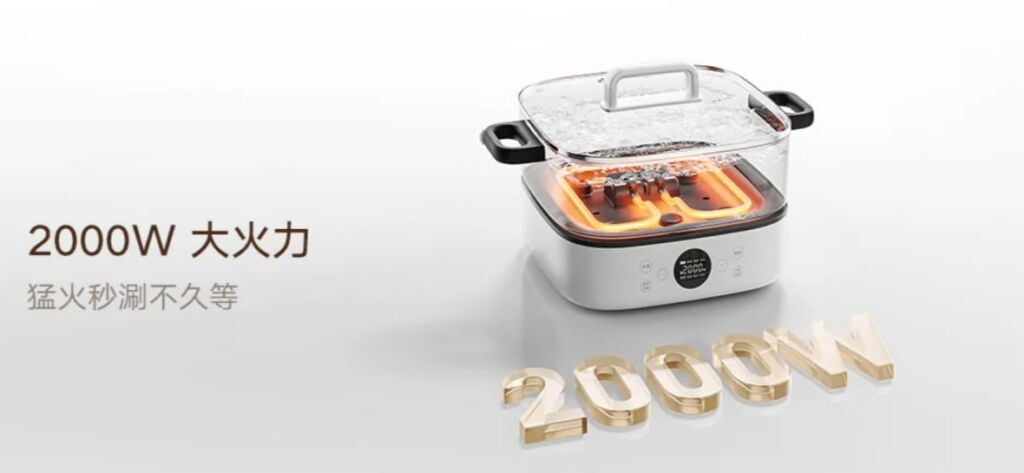 Xiaomi Mijia 6L Electric Hot Pot, Panci Panas Listrik Multifungsi yang Serbaguna dan Efisien   