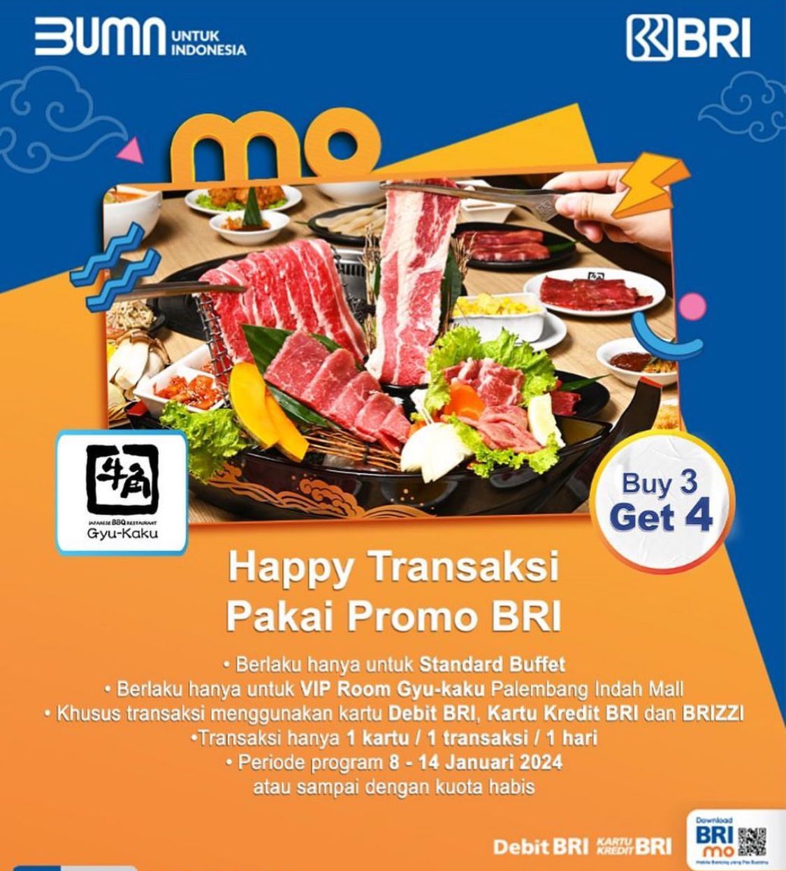 Happy Transaksi Pakai Promo BRI, Nikmati Kuliner Khas Jepang Bagi Pengguna Kartu BRI