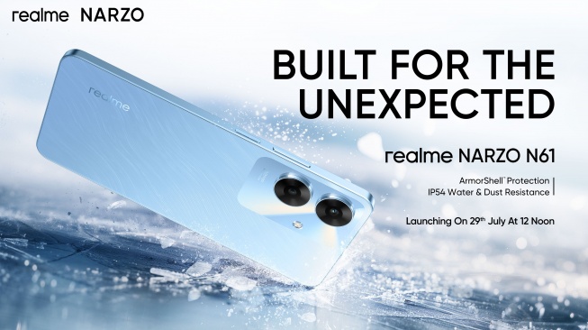 Realme Luncurkan Realme Narzo N61, HP yang Didukung Fitur Menarik dengan Harga Terjangkau   