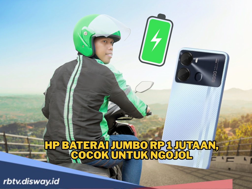 Rekomendasi untuk Kamu yang Cari HP Baterai Kapasitas Jumbo Modal Rp 1 Jutaan