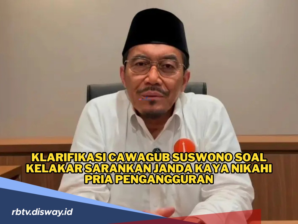 Guyonan Cawagub Suswono Soal Janda Kaya Berujung Minta Maaf, Ini Klarifikasinya