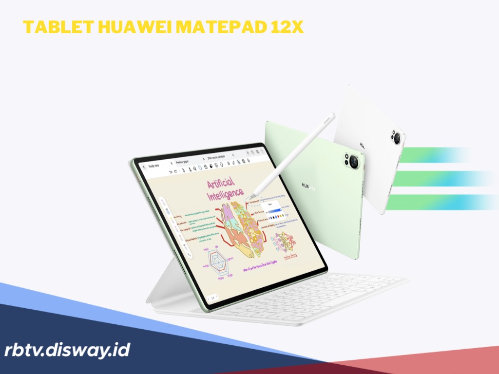 Gebrak Pasar Tablet, Huawei Resmi Luncurkan Matepad 12 X di Indonesia, Berapa Harganya?