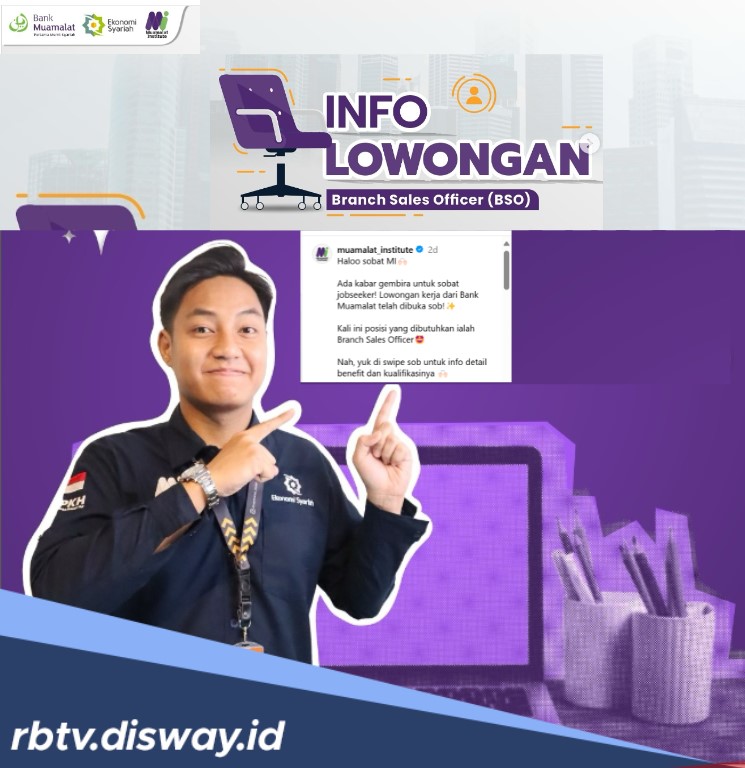 Jangan Lewatkan! Muamalat Institute Buka Lowongan Kerja 2025 untuk Lulusan SMA dan SMK
