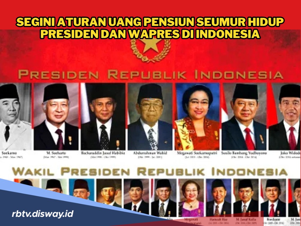 Berapa Uang Pensiun Seumur Hidup Presiden dan Wapres di Indonesia? Begini Aturannya