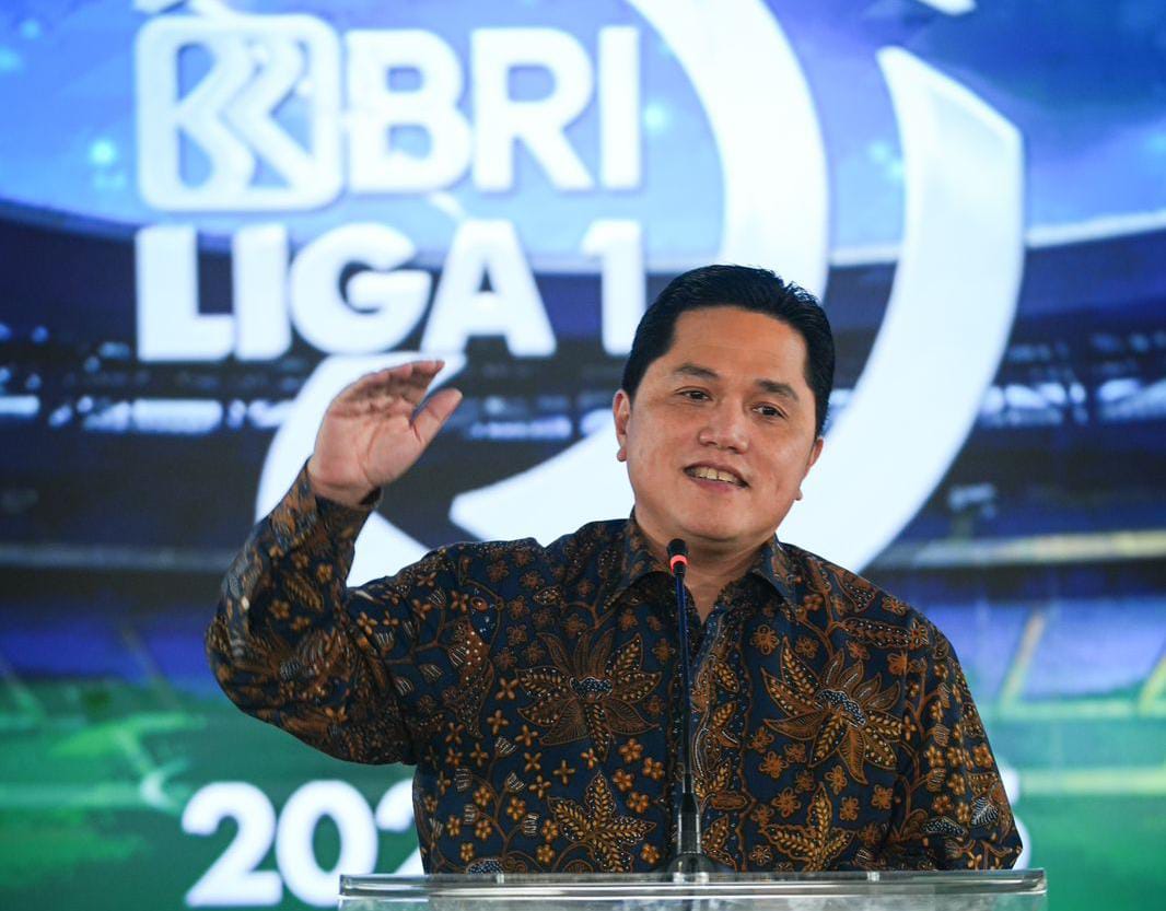 Erick Thohir Ambil Langkah Ini dan Targetkan BRI Liga 1 Bisa Bersaing di Level Asia