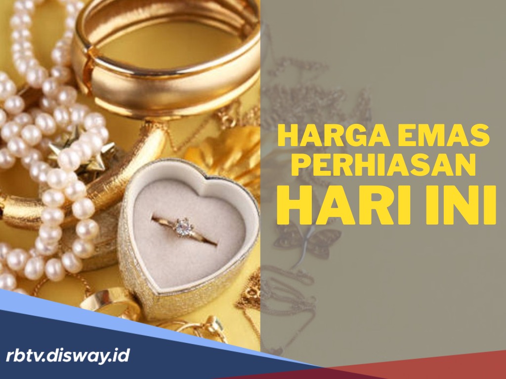 Harga Emas Perhiasan Hari Ini Jumat 9 Mei 2025 Kompak Turun di Berbagai Kadar Karat