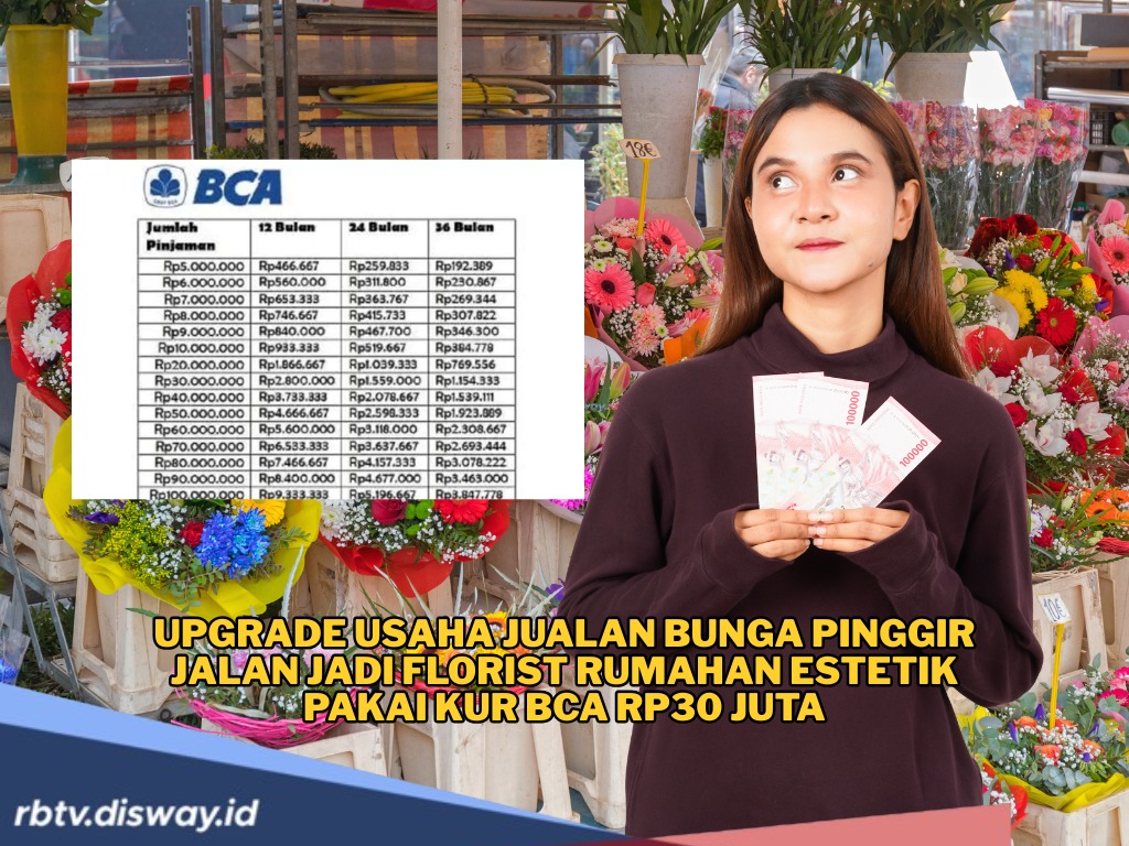 Upgrade Usaha Jualan Bunga Pinggir Jalan Jadi Florist Rumahan Estetik, Ajukan Pinjaman KUR BCA Rp30 Juta