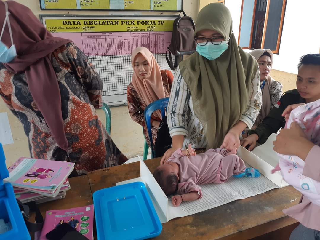 Balai Seni Disegel, Pelayanan Posyandu Desa Dusun Baru Terpaksa Pindah ke Puskesmas Ilir Talo