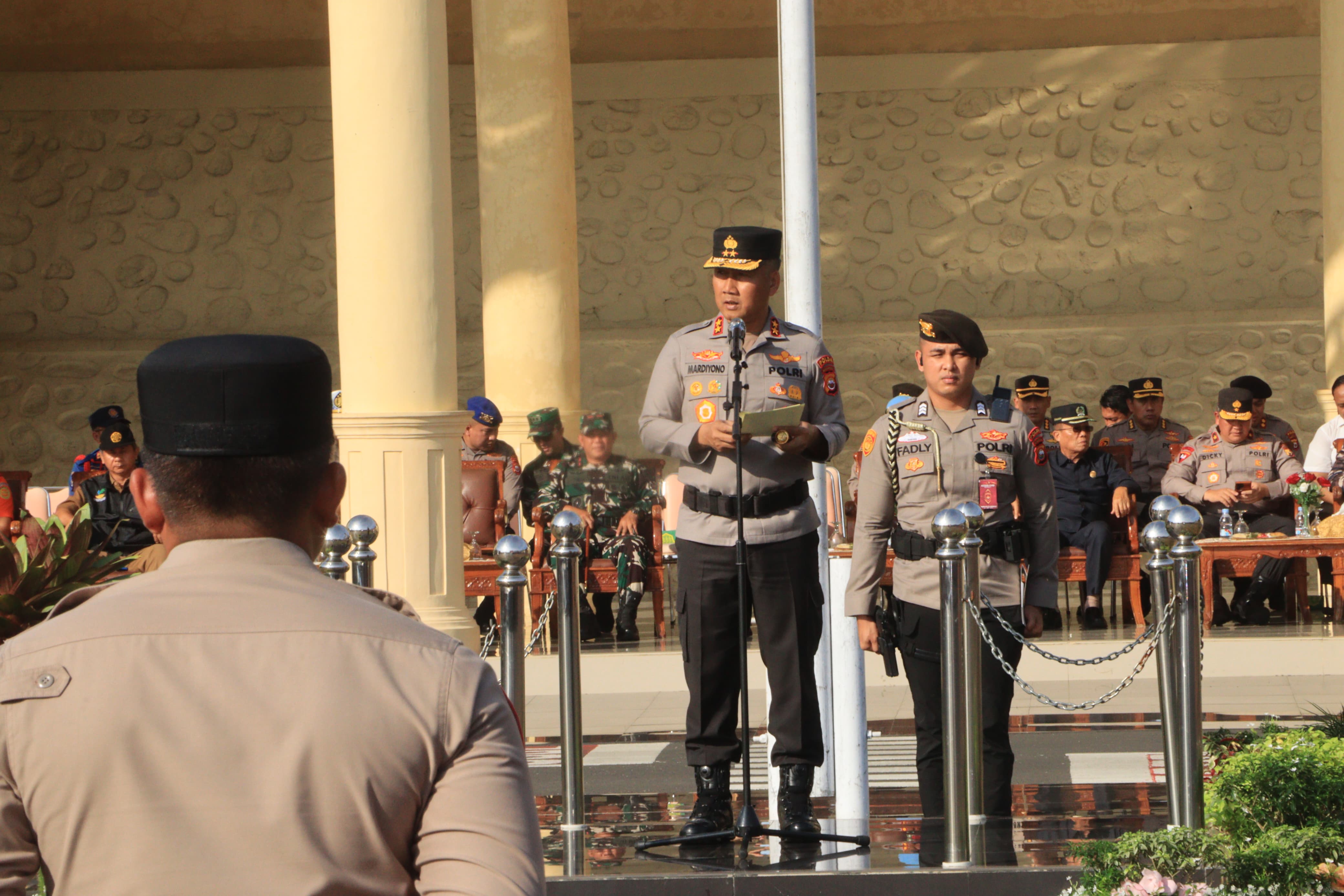 Siaga Tanggap Darurat Bencana Hidrometeorologi, Polda Bengkulu Apelkan Pasukan 