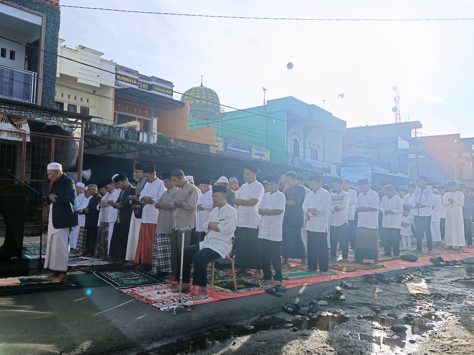 Sholat Id 13 Titik di Bengkulu Utara, Jemaah Padati Masjid Ahmad Dahlan Arga Makmur