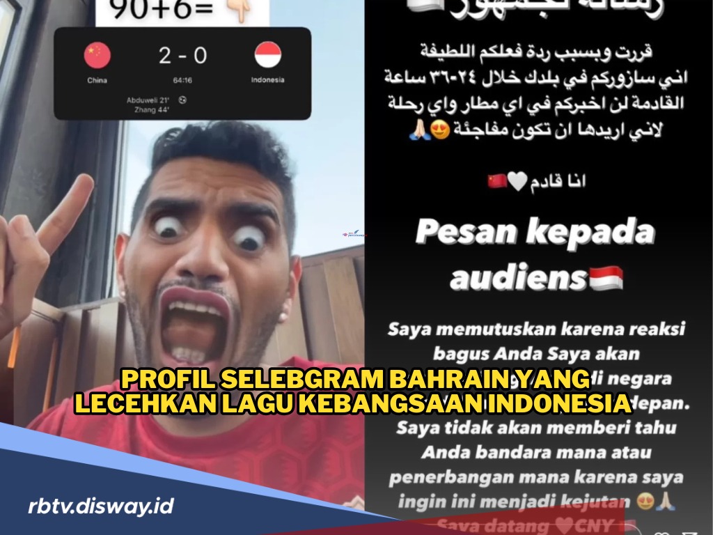 Profil Abdullah Al Noaimi, Selebgram Bahrain yang Lecehkan Lagu Kebangsaan Indonesia 