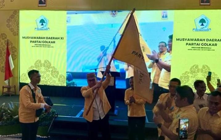 Secara Aklamasi, Pengusaha Berdarah Kaur Pimpin Partai Golkar