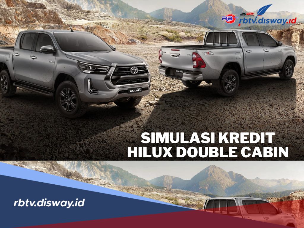 Simulasi Kredit Toyota Hilux Double Cabin Terbaru 2024, Cicilan Mulai Rp 4 Jutaan 