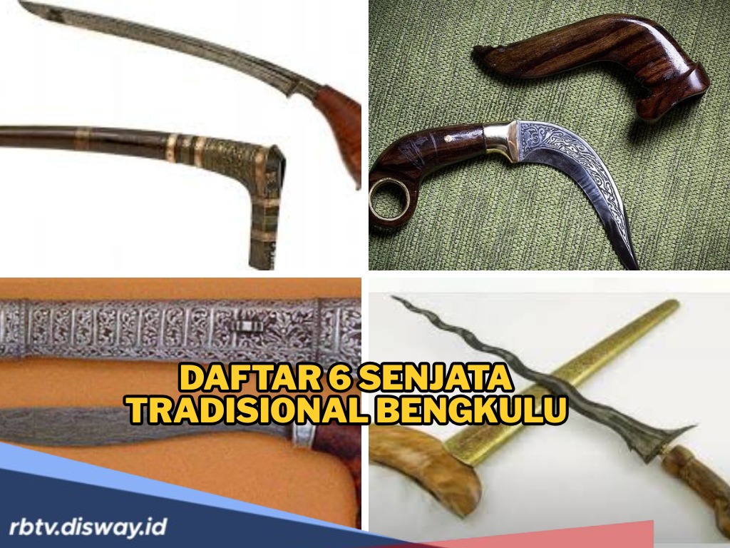 Napak Tilas Sejarah 6 Senjata Tradisional di Bengkulu, Ini Filosofinya