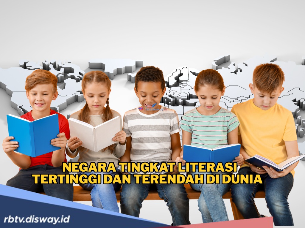 5 Negara dengan Tingkat Literasi Tertinggi dan 10 Negara dengan Literasi Terendah di Dunia 