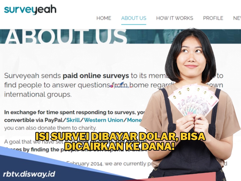 Isi Survei Dibayar Dolar, Bisa Dicairkan ke DANA! Coba Websitenya, Gampang Banget