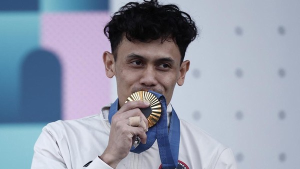 Indonesia Meroket dengan 1 Medali Emas Veddriq Leonardo, Ini Klasemen Medali Olimpiade Paris 2024