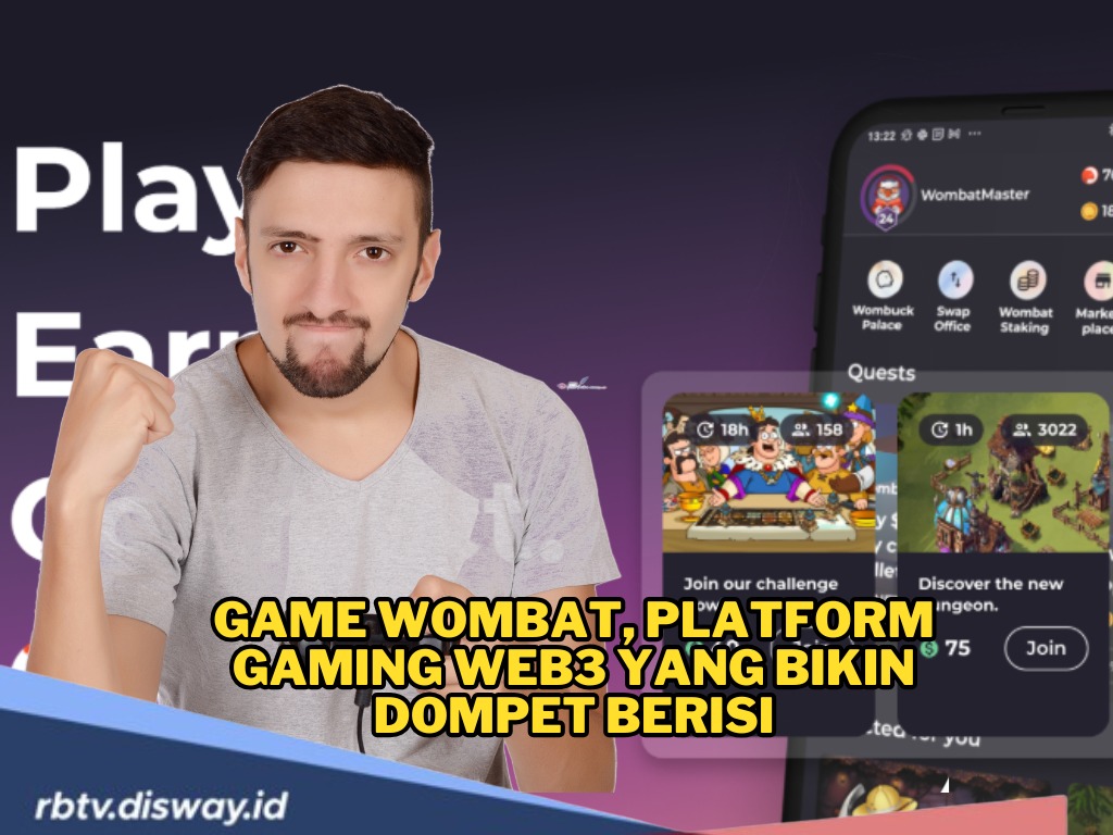 Main Game Sambil Dapat Cuan? Yuk Coba Game Wombat, Platform Gaming Web3 yang Bikin Dompet Berisi