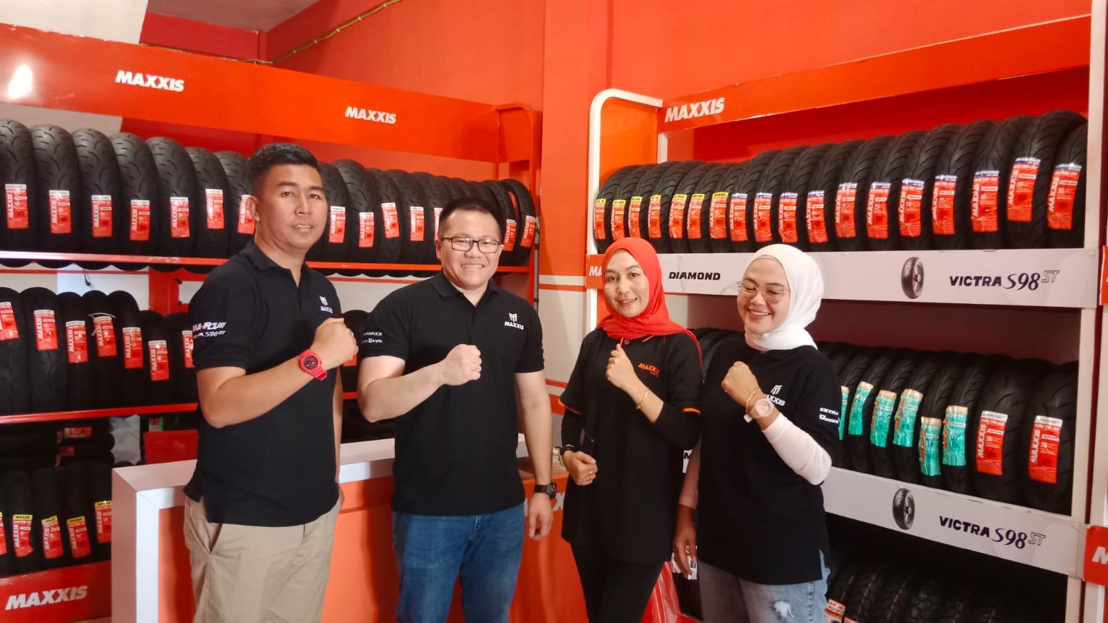 Central Ban Dipercaya Maxxis jadi Toko Model M2TC Pertama Bengkulu  